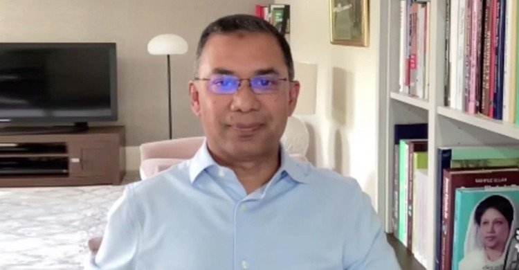জনগণের রাজনৈতিক অধিকার প্রতিষ্ঠার একমাত্র পথ নির্বাচন: তারেক রহমান